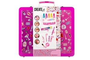 Zestaw Make-up mega walizka neon brokat CREATE IT!
