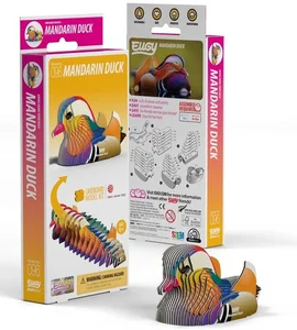 Kaczka Mandarynka Eugy. Eko Układanka 3D Kaczka Mandarynka Eugy. Eko Układanka 3D