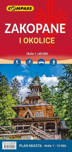 Mapa Zakopane i okolice 1:60 000