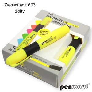 Zakreślacz żółty (12szt) Zakreślacz żółty (12szt)