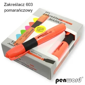 Zakreślacz pomarańczowy (12szt)