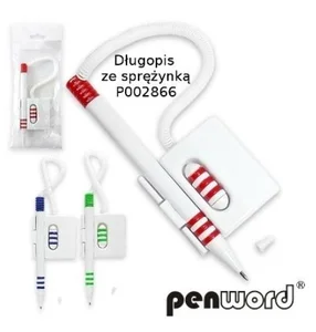 Długopis ze sprężynką MIX Długopis ze sprężynką MIX