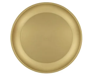 Talerz wielokrotnego użytku złoty 21cm