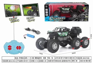 Pojazd R/C 6x6 świeci dymi