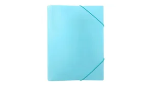 Teczka A4 z gumką PP pastel niebieski