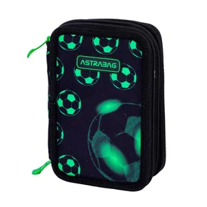 Piórnik JUMBO potrójny z wyposażeniem ASTRABAG NEO FOOTBALL, AC31