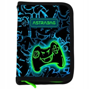 Piórnik pojedynczy dwuklapkowy bez wyposażenia ASTRABAG GAMING, AC1 Piórnik pojedynczy dwuklapkowy bez wyposażenia ASTRABAG GAMING, AC1