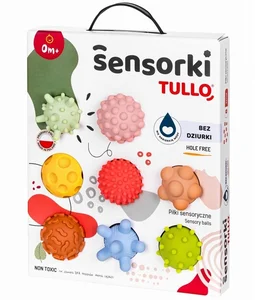 Piłeczki sensoryczne sensorki bez dziurki 8szt Piłeczki sensoryczne sensorki bez dziurki 8szt
