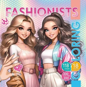 Kolorowanka z naklejkami 200x200 Modelki Kolorowanka z naklejkami 200x200 Modelki