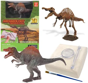 Wykopaliska paleontolog szkielet dinozaura Wykopaliska paleontolog szkielet dinozaura