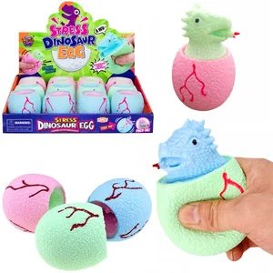 Gniotek dinozaur w jajku MIX Gniotek dinozaur w jajku MIX