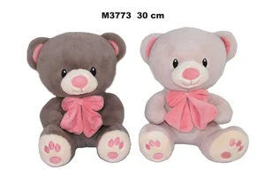 Miś z kokardą 30cm MIX