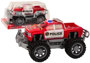 Samochód Policji Pickup czerwony Samochód Policji Pickup czerwony