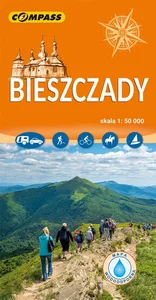 Bieszczady mapa laminowana 1: 50 000