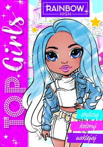 Rainbow High. Top Girls. Stylizuj, koloruj, naklejaj 2