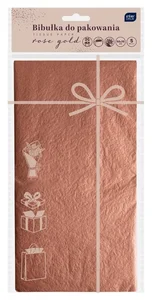 Bibułka do pakowania 50x70cm 5 arkuszy rose gold Bibułka do pakowania 50x70cm 5 arkuszy rose gold