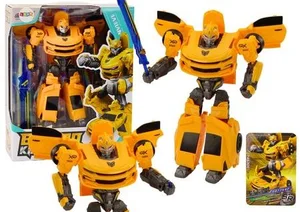 Auto-Robot 2w1 transformacja sportowy żółty