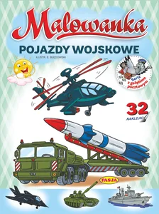 Pojazdy wojskowe. Malowanka Pojazdy wojskowe. Malowanka