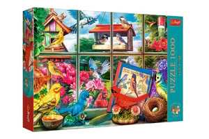 Puzzle 1000 Premium Plus Quality Tea Time: Świat ptaków