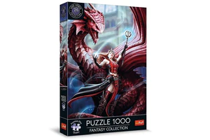 Puzzle 1000 Premium Plus Quality Fantasy Collection: Szkarłatny Mag