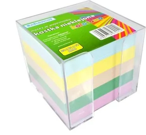 Kostka kolorowa 84x84x70mm w pojemniku nieklejona Kostka kolorowa 84x84x70mm w pojemniku nieklejona