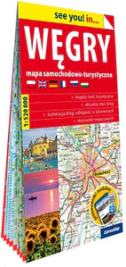 Węgry papierowa mapa samochodowo-turystyczna 1:520 000