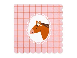 Serwetki koń 33x33cm 12szt Serwetki koń 33x33cm 12szt