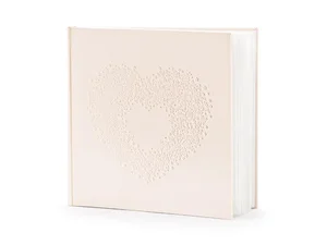 Księga Gości jasno różowa 20,5x20,5cm 22 kartki