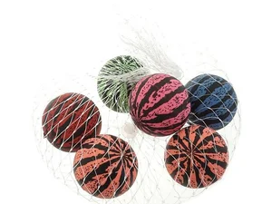 Piłki kauczukowe 3cm 6szt Piłki kauczukowe 3cm 6szt