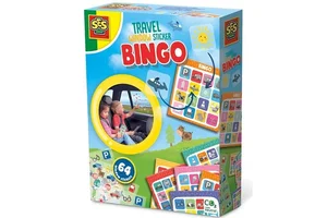 Bingo podróżne naklejki na szybę auta 64szt