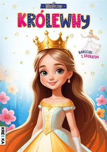 Magiczne Królewny Naklejki z brokatem
