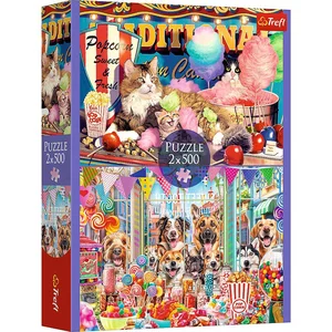 Puzzle 2x500 Puszyści przyjaciele MGL 37495