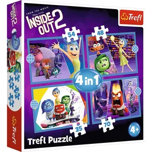 Puzzle 4w1 Emocje rządzą Disney Inside Out 2 Puzzle 4w1 Emocje rządzą Disney Inside Out 2