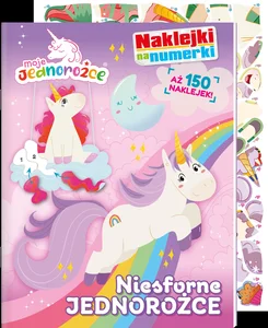 Moje Jednorożce. Naklejki na numerki cz. 2 Niesforne jednorożce Moje Jednorożce. Naklejki na numerki cz. 2 Niesforne jednorożce