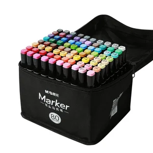Marker artystyczny dwustronny 80 kolorów M&G Marker artystyczny dwustronny 80 kolorów M&G
