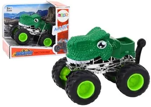 Terenówka dino duże gumowe koła zielona Terenówka dino duże gumowe koła zielona