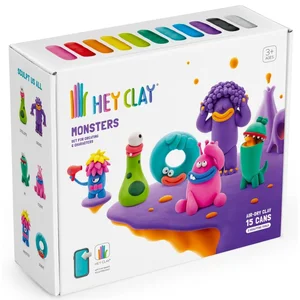 Hey Clay Zestaw Potwory 15 elementów