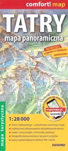 Tatry Mapa panoramiczna laminowana mapa turystyczna 1 : 28 000