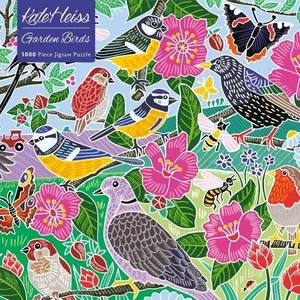 Puzzle 1000 Ptaki w ogrodzie Kate Heiss Puzzle 1000 Ptaki w ogrodzie Kate Heiss