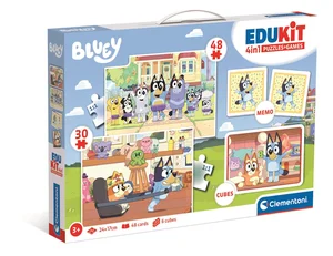 Puzzle+ Gra 4w1 Edukit Bluey 18320 Puzzle+ Gra 4w1 Edukit Bluey 18320