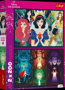 Puzzle 2x200 Czarujące księżniczki Disney Princess 13317