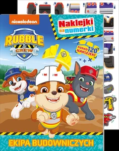 Rubble and crew Naklejki na numerki Ekipa Budowniczych