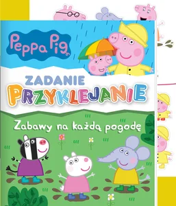 Peppa Pig Zadanie przyklejanie Zabawy na każdą pogodę
