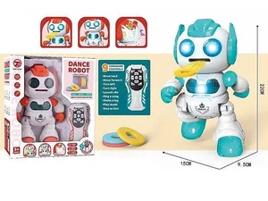 Robot na radio strzela krążkami MIX Robot na radio strzela krążkami MIX