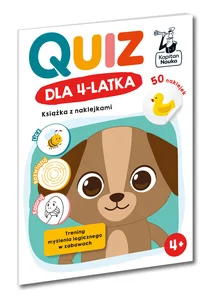 Quiz dla 4-latka Książka z naklejkami Kapitan Nauka Quiz dla 4-latka Książka z naklejkami Kapitan Nauka