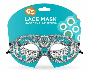 Maseczka ażurowa Srebrna Dama Maseczka ażurowa Srebrna Dama