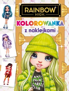 Rainbow High. Kolorowanka z naklejkami Rainbow High. Kolorowanka z naklejkami