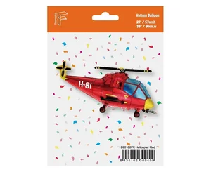Balon foliowy FX Helikopter czerwony 57cm Balon foliowy FX Helikopter czerwony 57cm