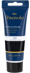 Farba akrylowa Finenolo czarna 75ml. Farba akrylowa Finenolo czarna 75ml.