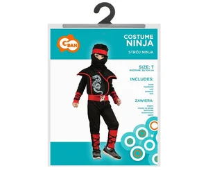 Strój dla dzieci Ninja rozm. 92/104cm Strój dla dzieci Ninja rozm. 92/104cm